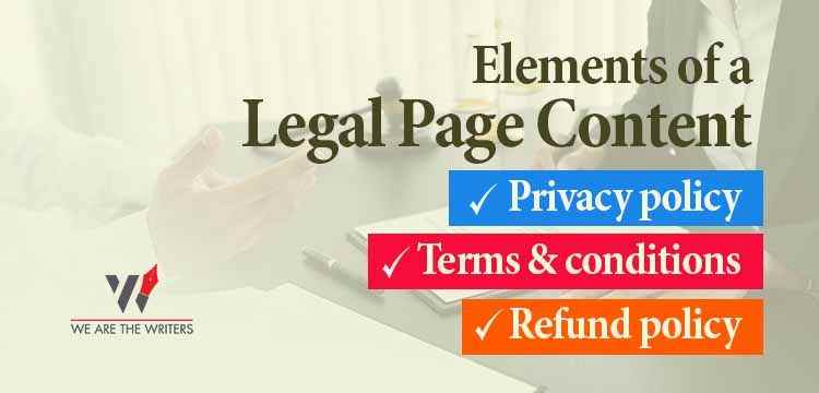 Elements of a Legal Page Content