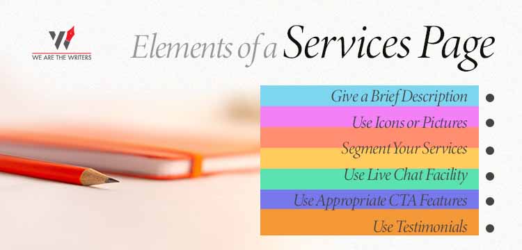 Elements of a Services Page