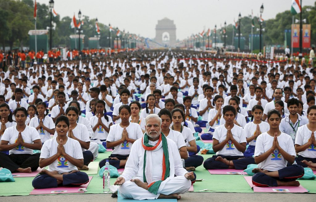 PM Narendra Modi on International Yoga Day