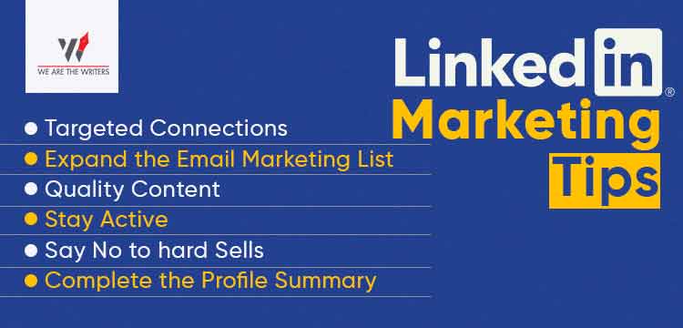 LINKEDIN MARKETING TIPS