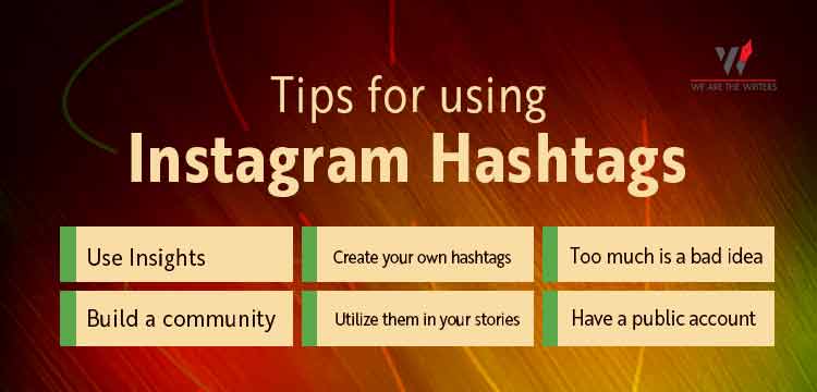 Tips for using Instagram hashtags