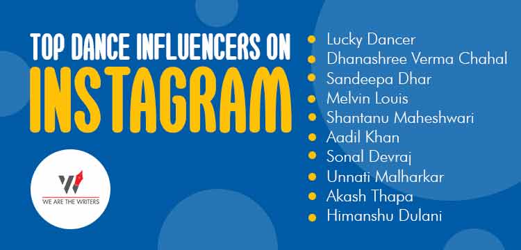 Top dance influencers on Instagram