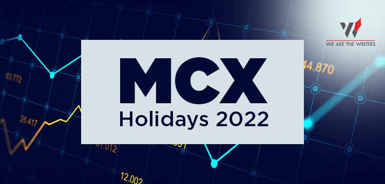 MCX Holidays 2022