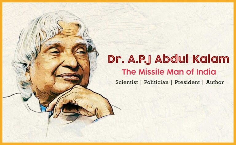 Dr. A.P.J Abdul Kalam: The Missile Man of India | Scientist ...