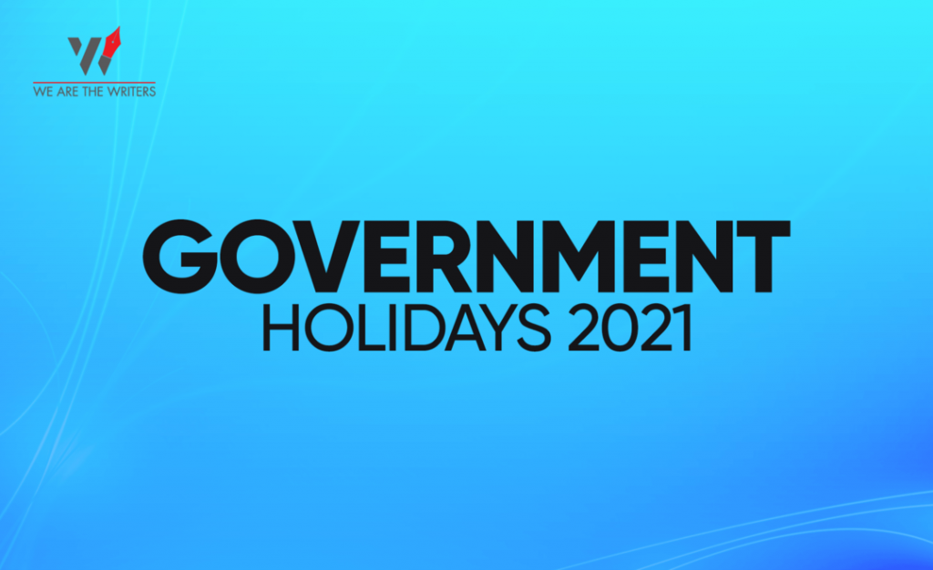 Government Holidays 2021 | Gazetted Holidays 2021 – WATW