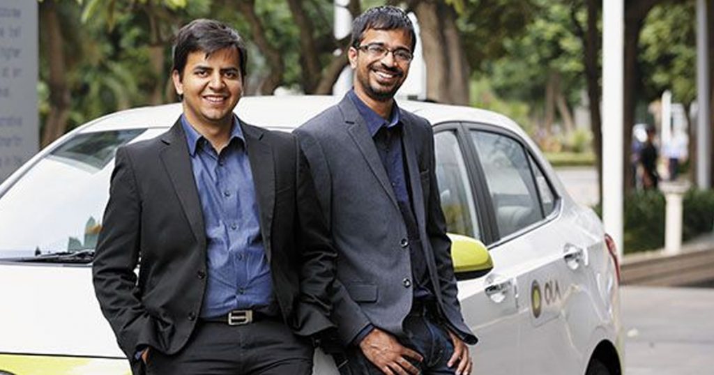 OLA CABS founders Bhavish Aggarwal and Ankit Bhati, Indian Startup