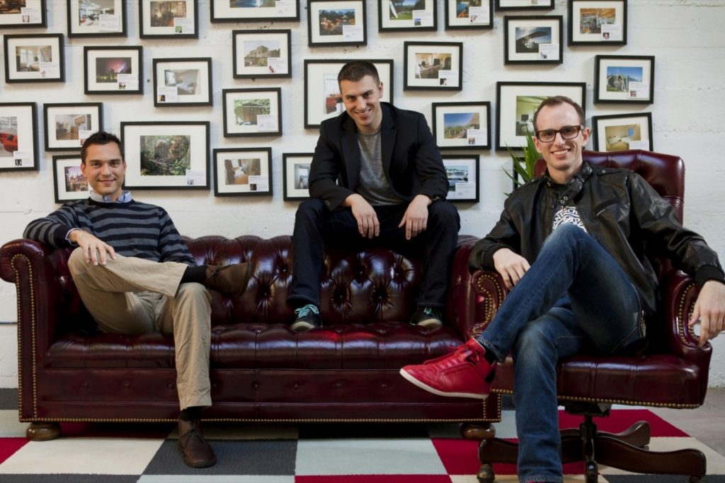 Founders of Airbnb Brian Chesky, Joe Gebbia and Nathan Blecharczyk, TOP 10 UNICORN STARTUPS OF WORLD