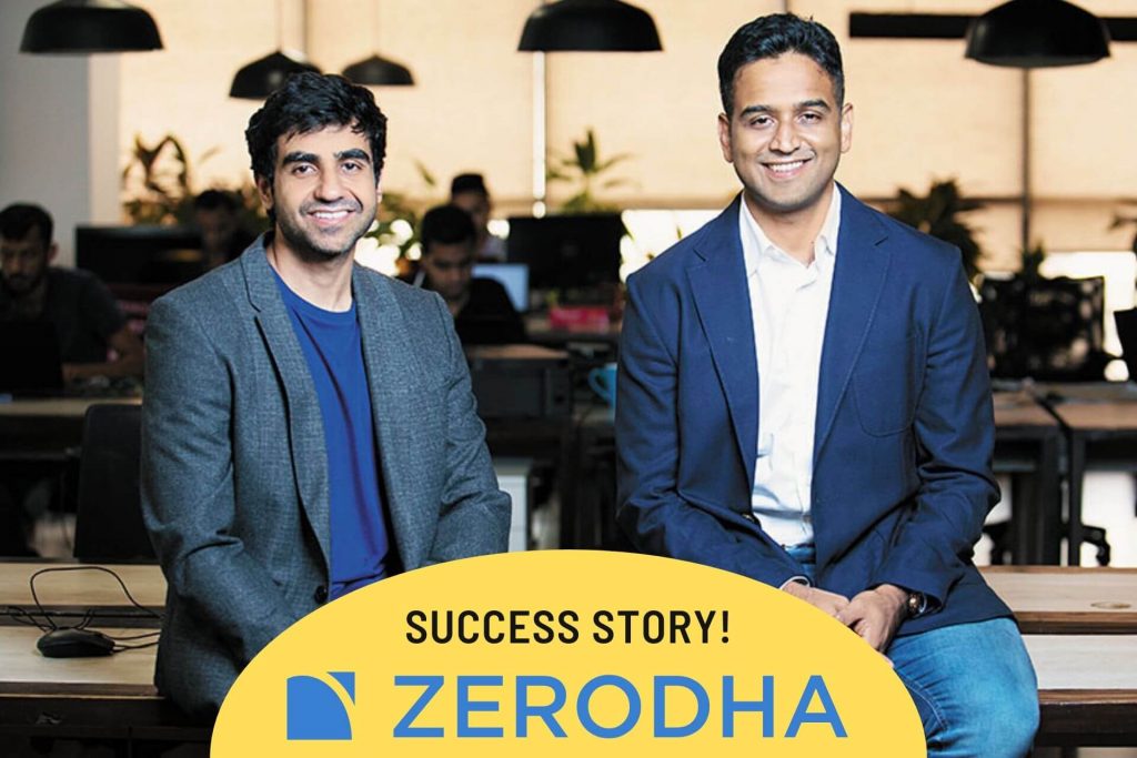 ZERODHA founders Nithin Kamath and Nikhil Kamath, TOP 10 UNICORN STARTUPS OF INDIA