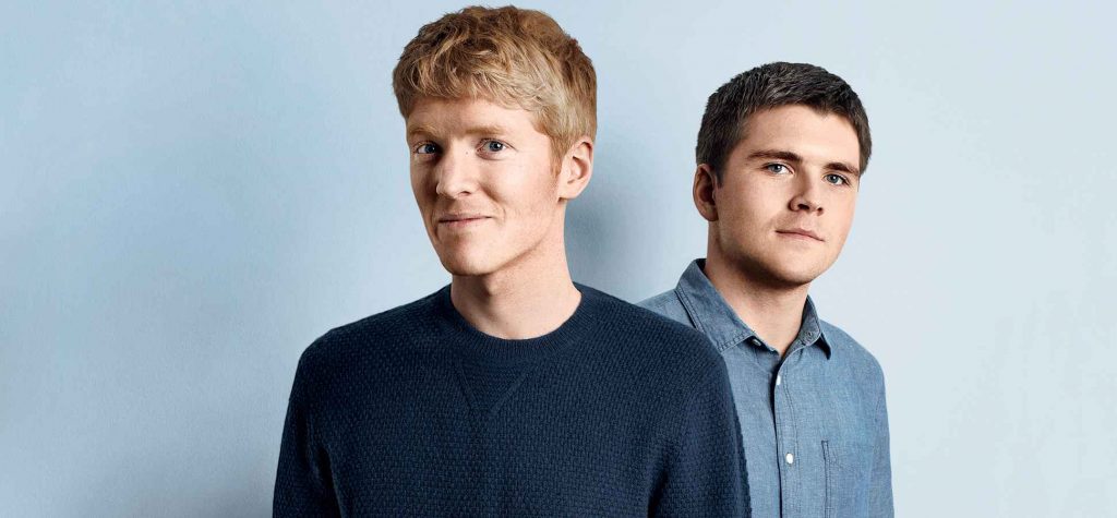 Founders of Stripe Patrick Collison and John Collison, UNICORN STARTUP
