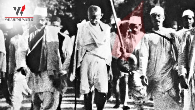 Mahatma Gandhi during Non Cooperation Movement
