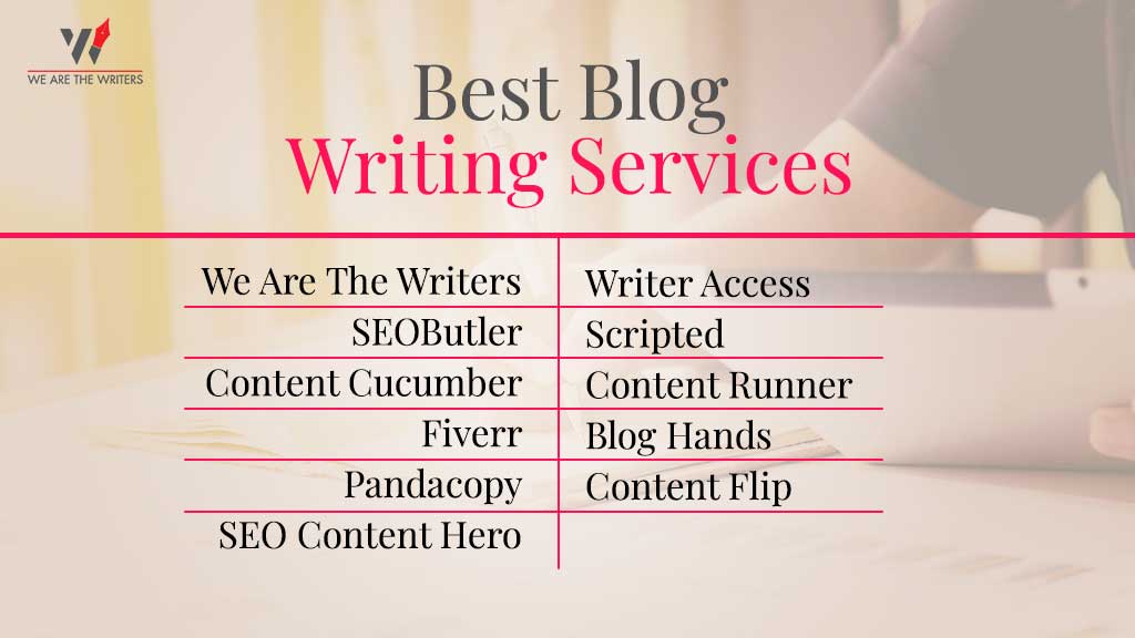 Best Blog Writing Services