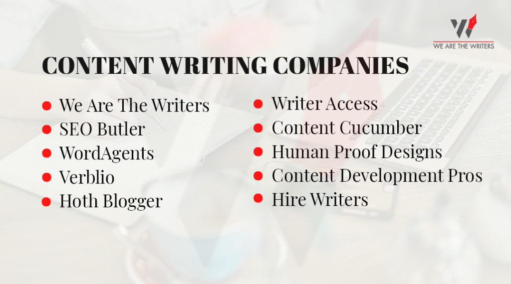 Content Writing Companies