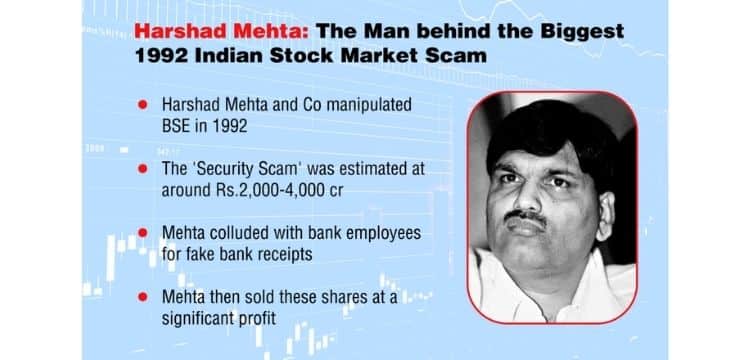 Indian Stock Market Scam 1992 by Harshad Mehta