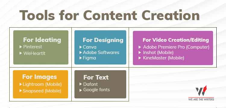 Content Creators Tools