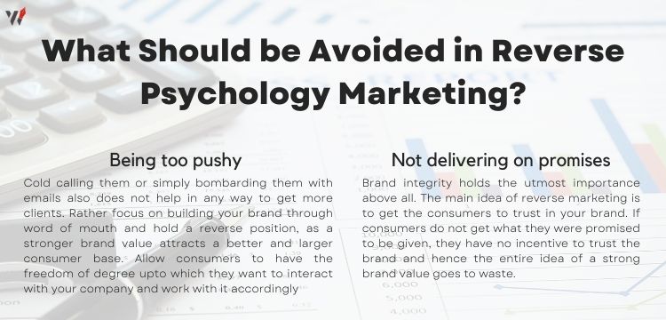 Avoid in Reverse Psychology Marketing
